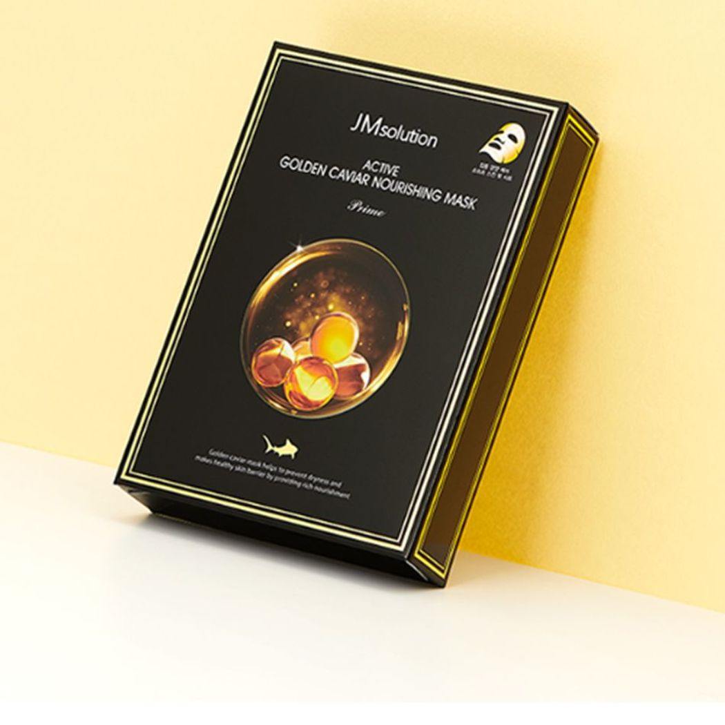 JMsolution active golden nourishing mask Malaysia lavoca authentic korean skincare sheet face mask cheap kbeauty free shipping sheet mask