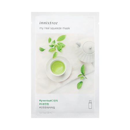 My Real Squeeze Mask EX - Green Tea - Lavoca