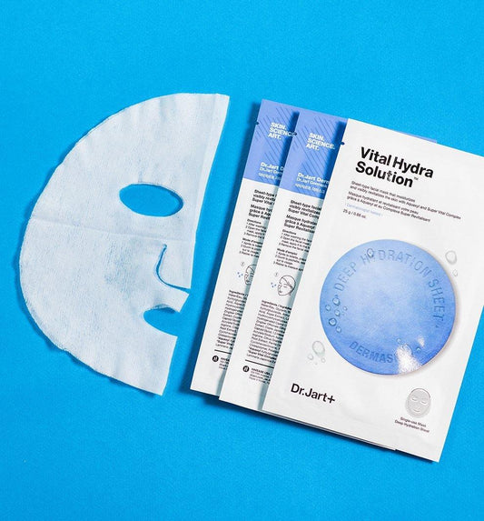 Dr.Jart+ Dermask Vital Hydra Solution Facial Mask (5 sheets) Malaysia Authentic korean skincare sheet face masks cheap sale kbeauty 