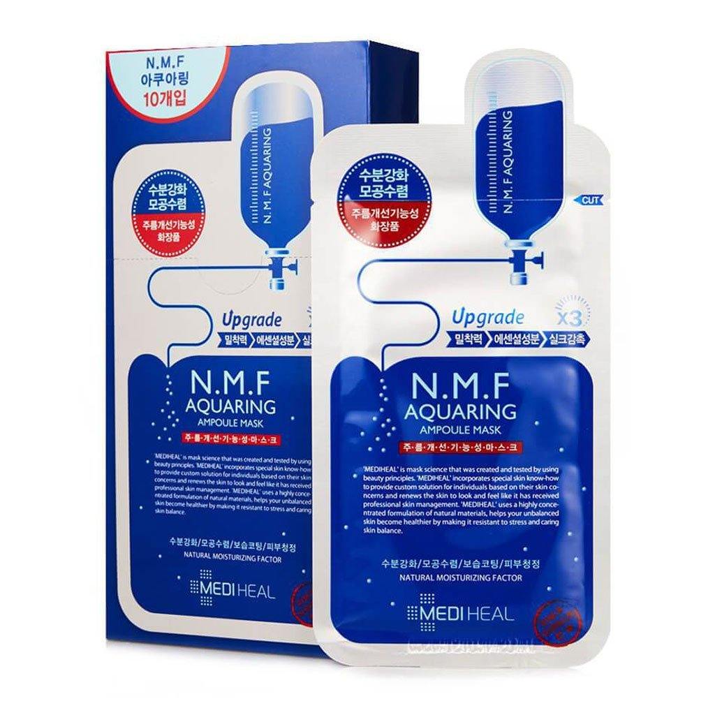 N.M.F Aquaring Ampoule Mask EX (10 Sheets) - Lavoca