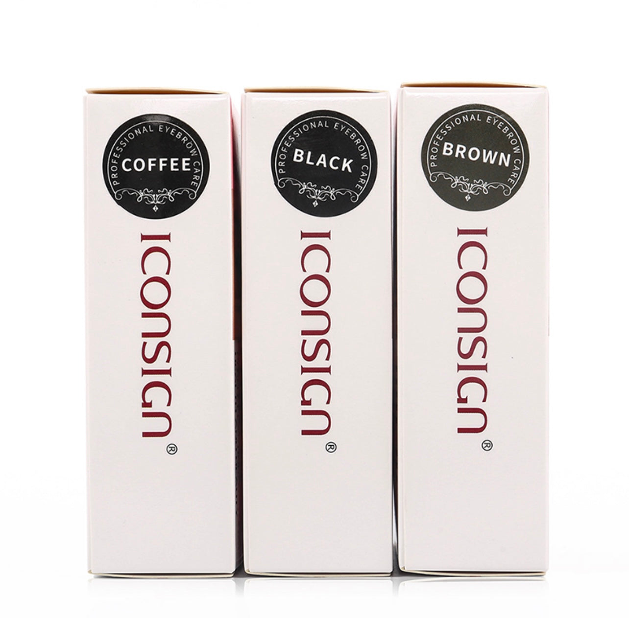 iconsign eyebrow and eyelash tint dye in kuwait on lavoca brown black coffee lash dye kuwait