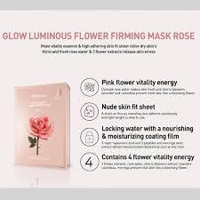 JMsolution Glow Luminous Flower Firming Mask (10 sheets) Malaysia Authentic korean skincare sheet face mask cheap sales kbeauty free shipping lavoca 